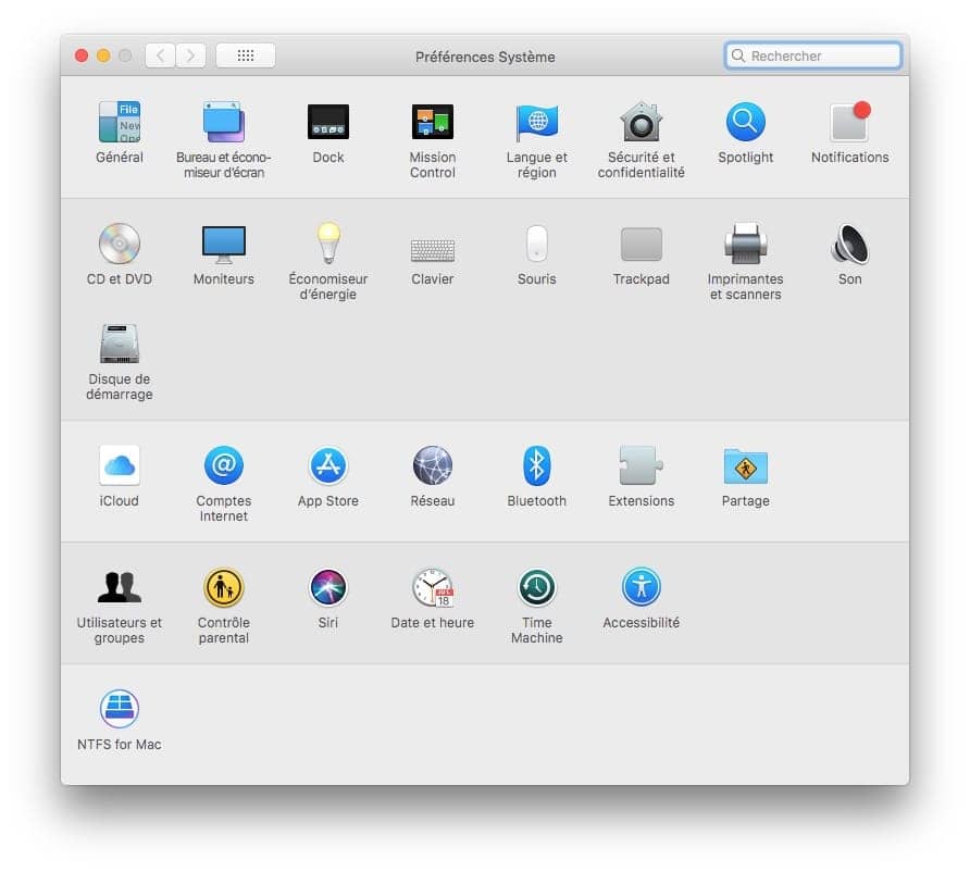 installer un scanner sur Mac preferences systeme